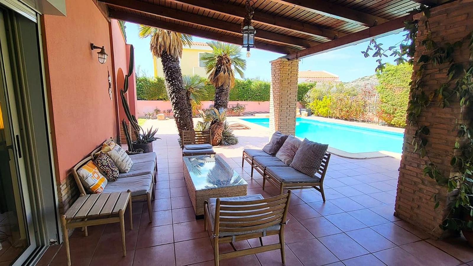 Villa Casa Del Sol With Private Pool Соунио Екстериор снимка